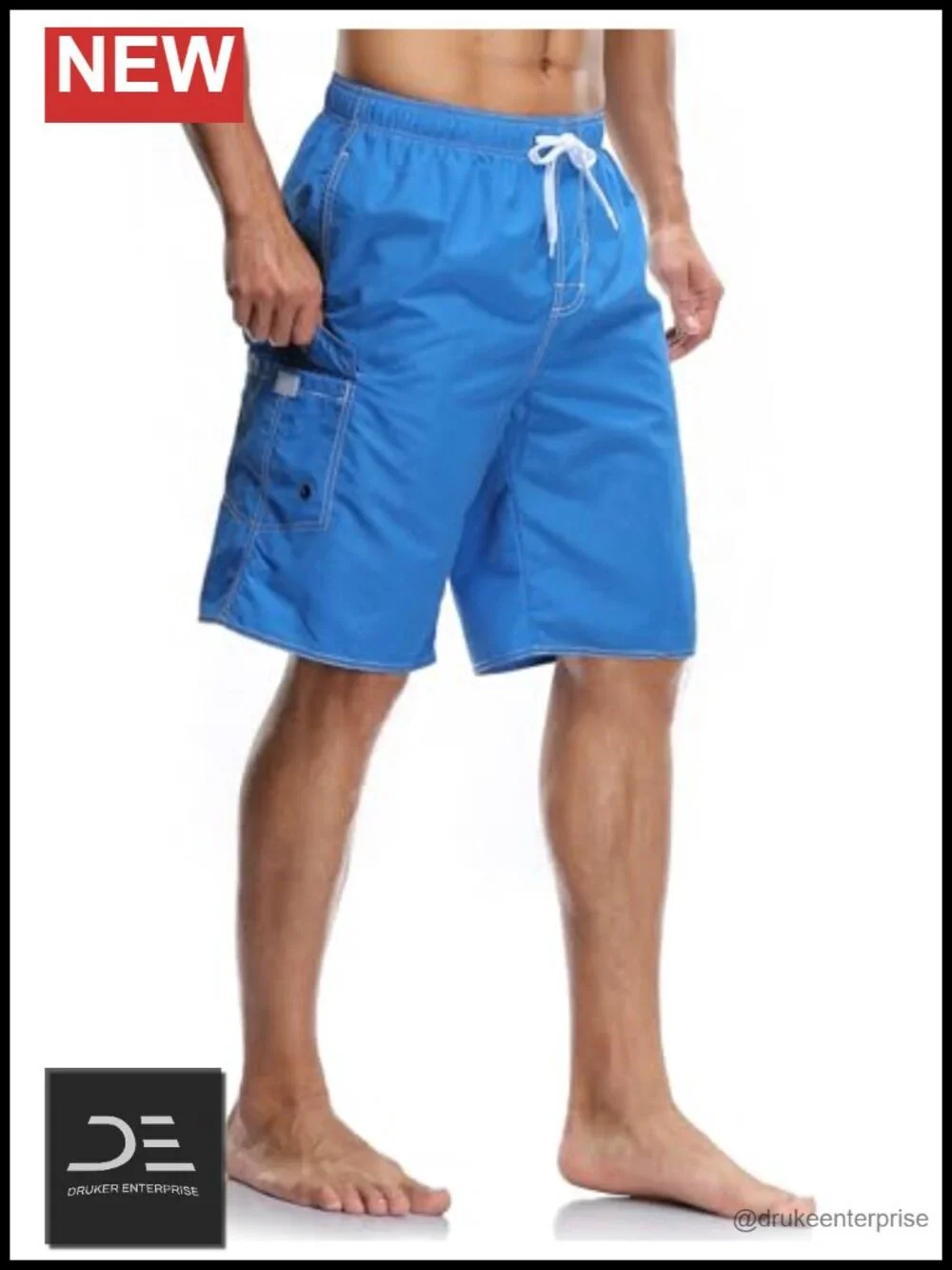 Men's Quick Dry Swim Trunks Board Shorts Bathing Suits with Pockets